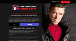Desktop Screenshot of clubinfernodungeon.com