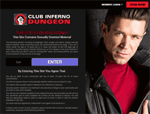 Tablet Screenshot of clubinfernodungeon.com